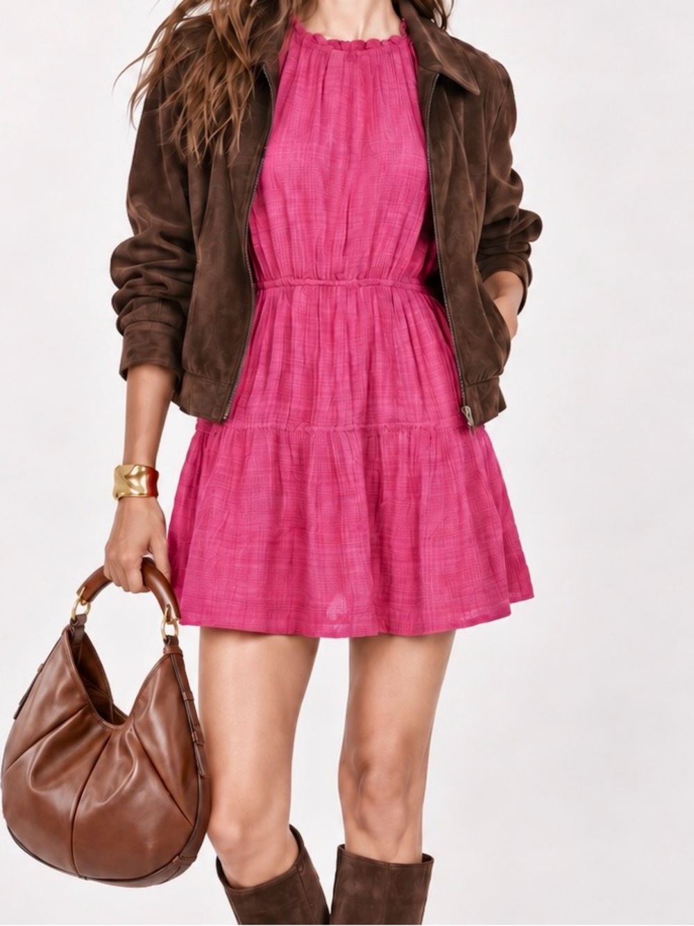 Apiece Apart - Gorgeous Lightweight A-Line Pink Dress, Size XS